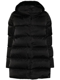 Herno Women Piumino A-Shape In Raso E Lady Alternative Fur
