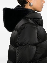 Herno Women Piumino A-Shape In Raso E Lady Alternative Fur
