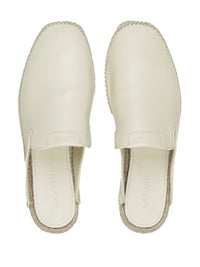 Lanvin Leather espadrilles in Cream