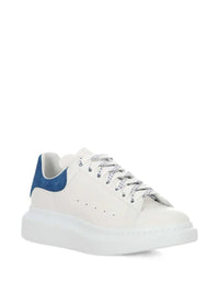 Alexander Mcqueen Men Oversized Sneakers In White/Paris Blue
