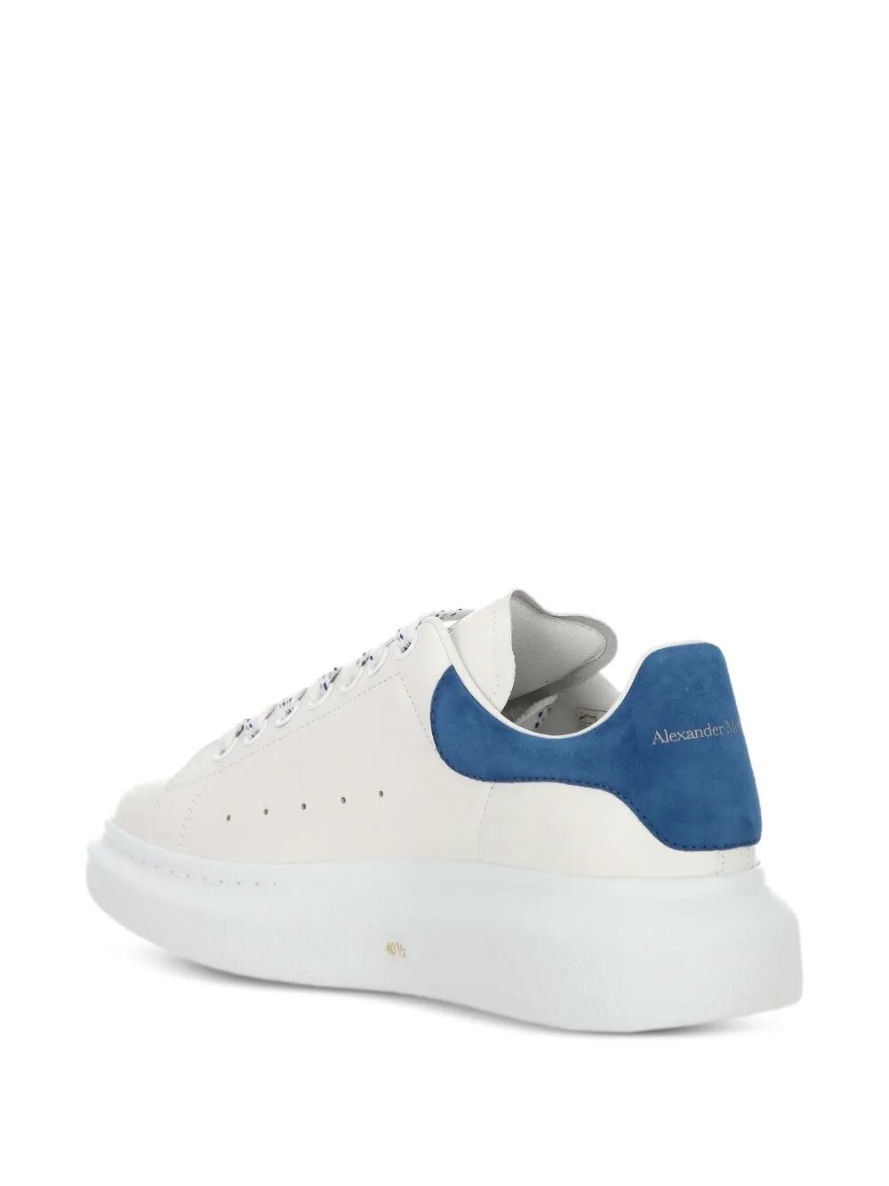ALEXANDER MCQUEEN Oversized Sneakers In White/Paris Blue Women