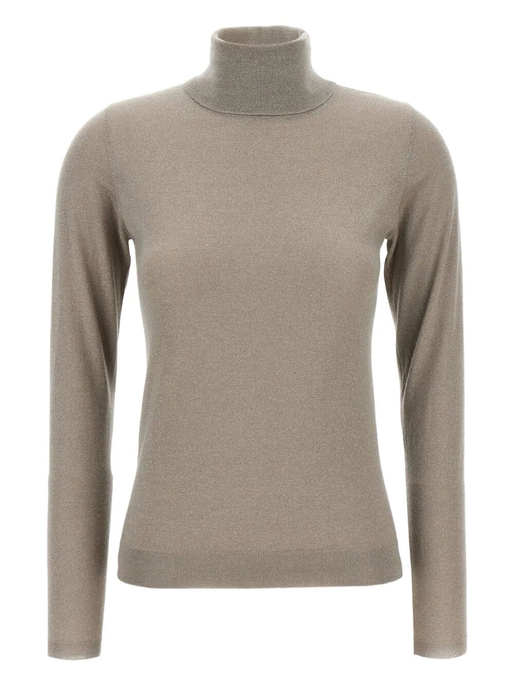 BRUNELLO CUCINELLI Brunello Cucinelli Women Sparkling Cashmere And Silk Lightweight Turtleneck Sweater
