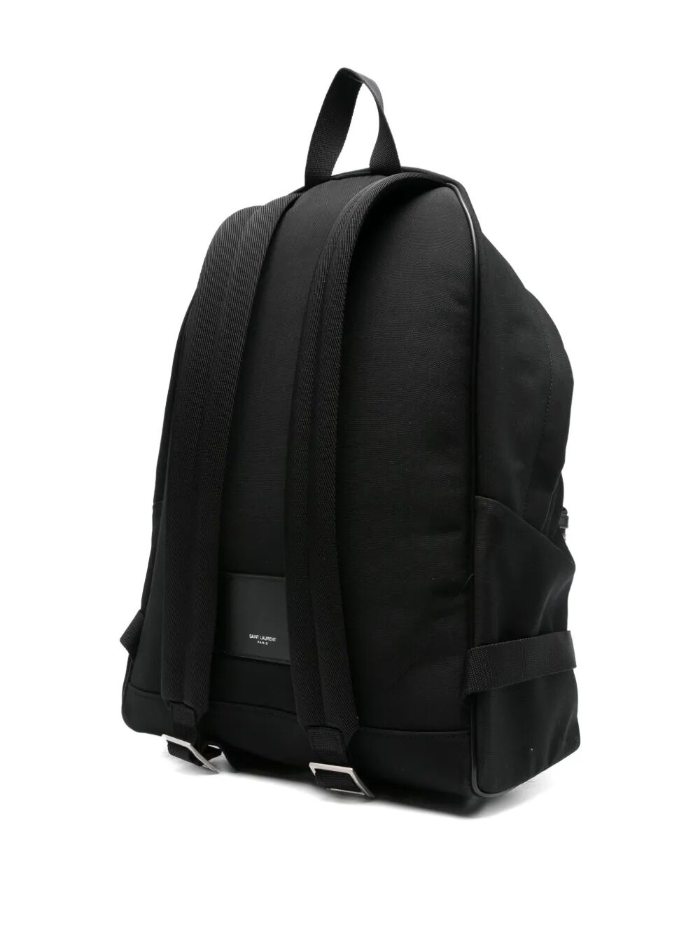 SAINT LAURENT PARIS Zaino City In Pelle Nera Matt Women