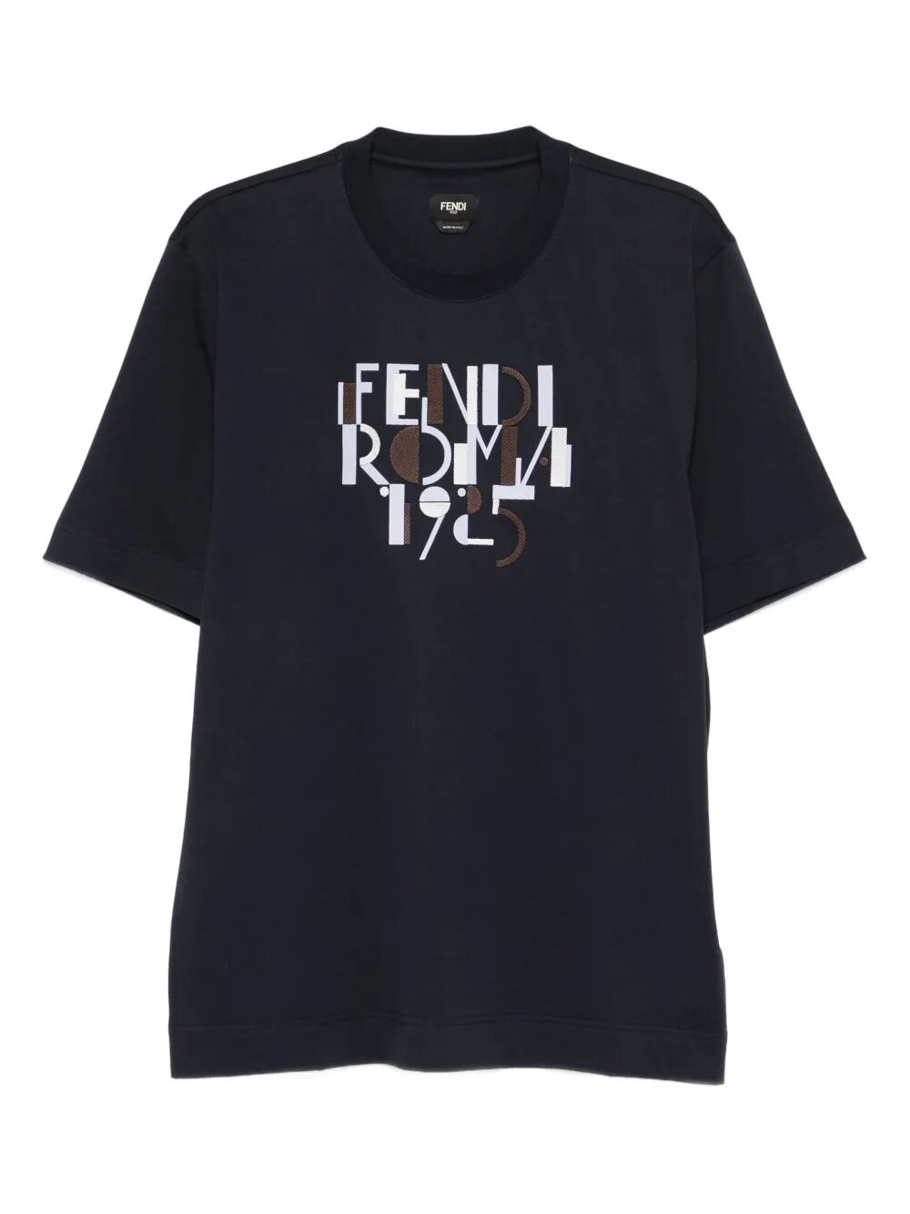 FENDI Fendi Roma 1925 Print Cotton T-Shirt Women