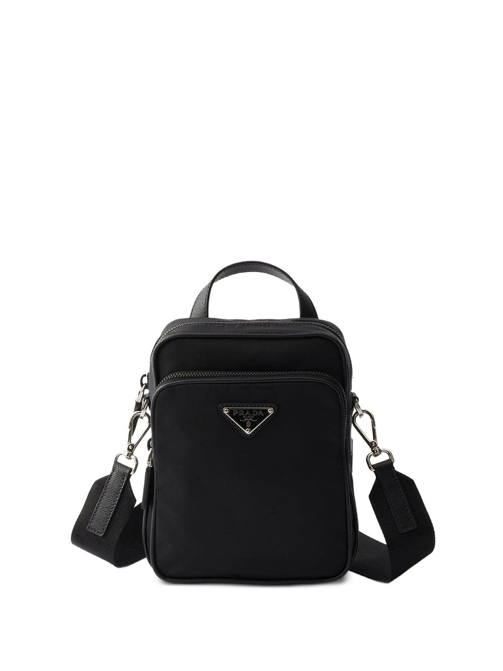 PRADA Prada Men Borsa A Tracolla In Re-Nylon E Saffiano