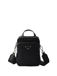 PRADA Prada Men Borsa A Tracolla In Re-Nylon E Saffiano