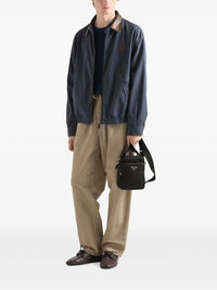 PRADA Prada Men Borsa A Tracolla In Re-Nylon E Saffiano