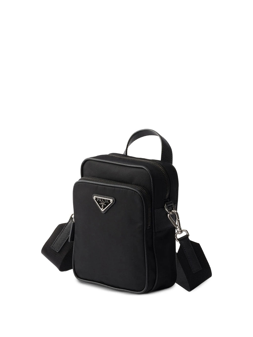 PRADA Prada Men Borsa A Tracolla In Re-Nylon E Saffiano