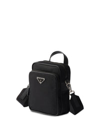 PRADA Prada Men Borsa A Tracolla In Re-Nylon E Saffiano