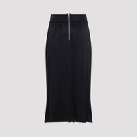 Maison Margiela Satin Midi Skirt Women