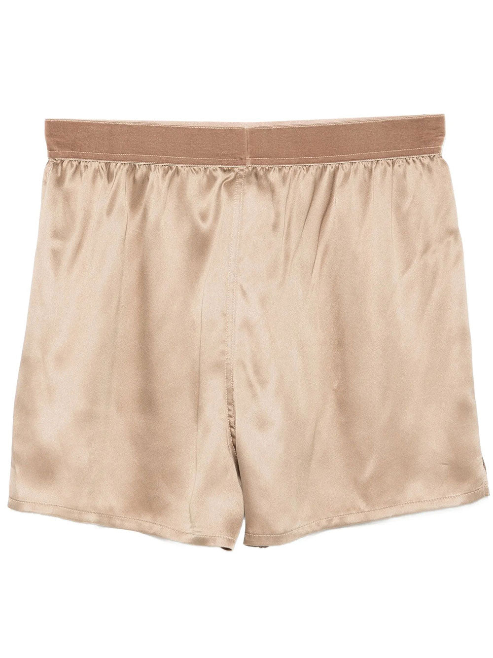 TOM FORD Tom Ford Women Logo-Waistband Silk Shorts