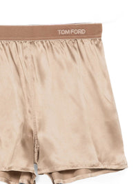 TOM FORD Tom Ford Women Logo-Waistband Silk Shorts