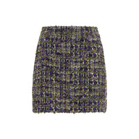 Saint Laurent Tweed Mini Skirt Women