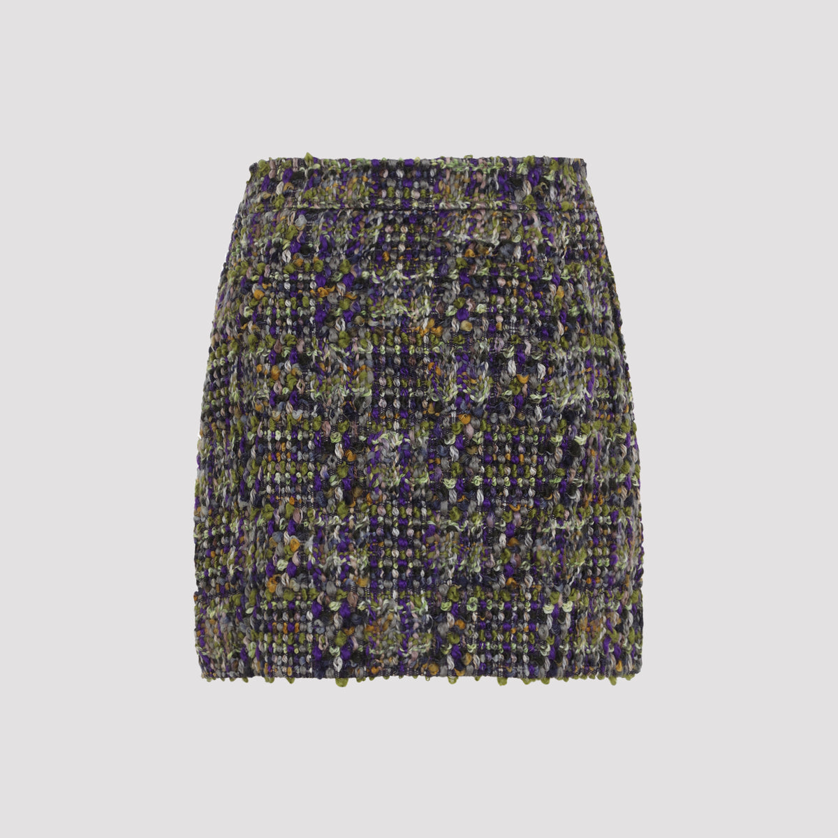 Saint Laurent Tweed Mini Skirt Women
