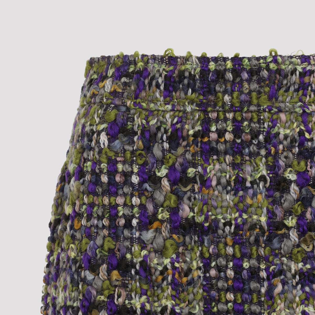 Saint Laurent Tweed Mini Skirt Women