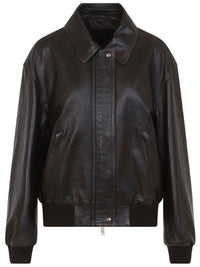 PRADA Giacca Bomber In Pelle Women