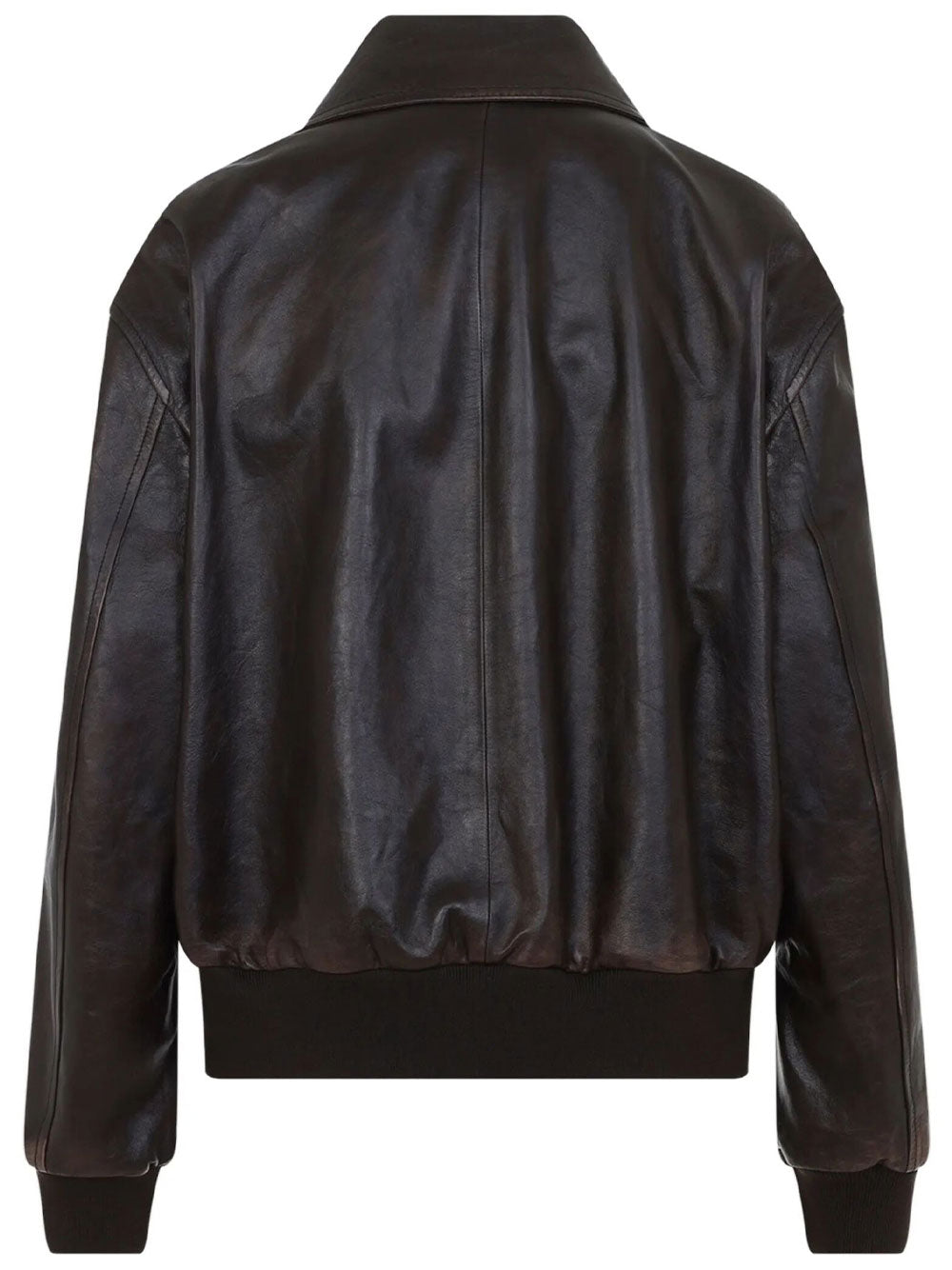 Prada Women Giacca Bomber In Pelle