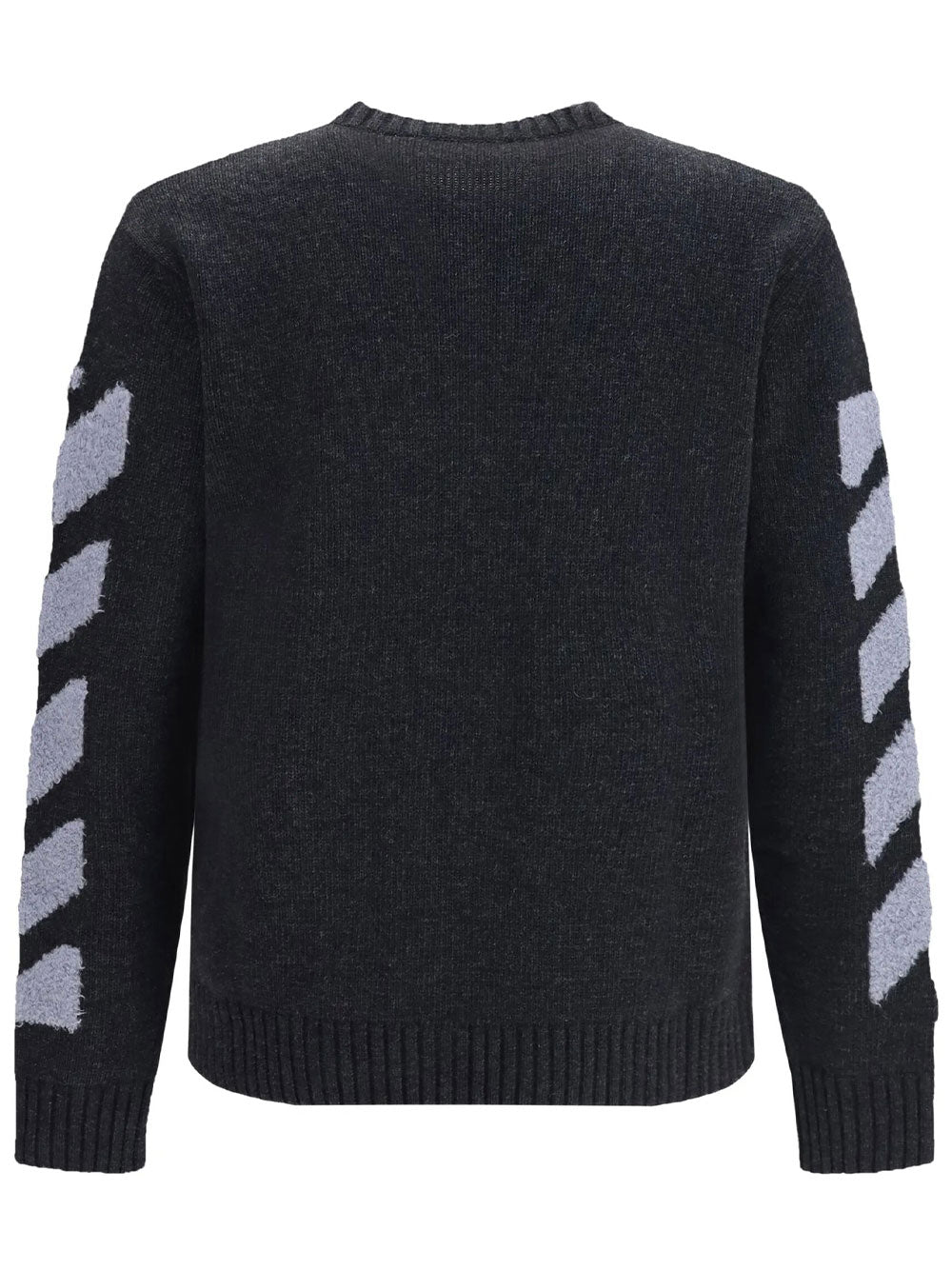 OFF-WHITE Diag Fuzzy Knit Crewneck Women