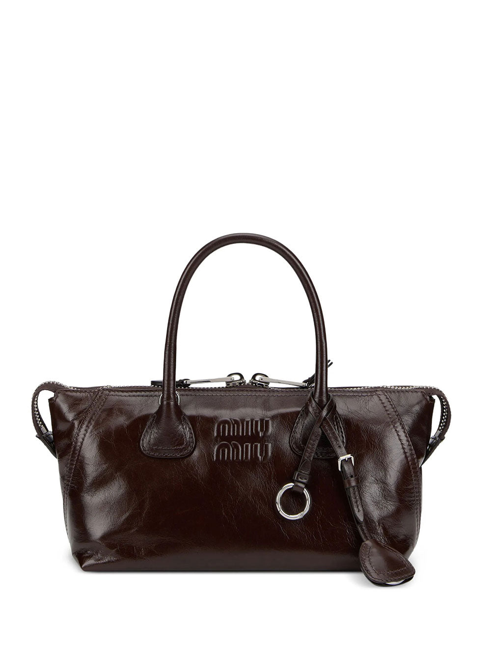 MIU MIU Miu Miu Women Borsa Tote In Pelle Con Logo In Rilievo