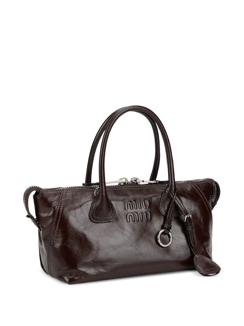 MIU MIU Miu Miu Women Borsa Tote In Pelle Con Logo In Rilievo