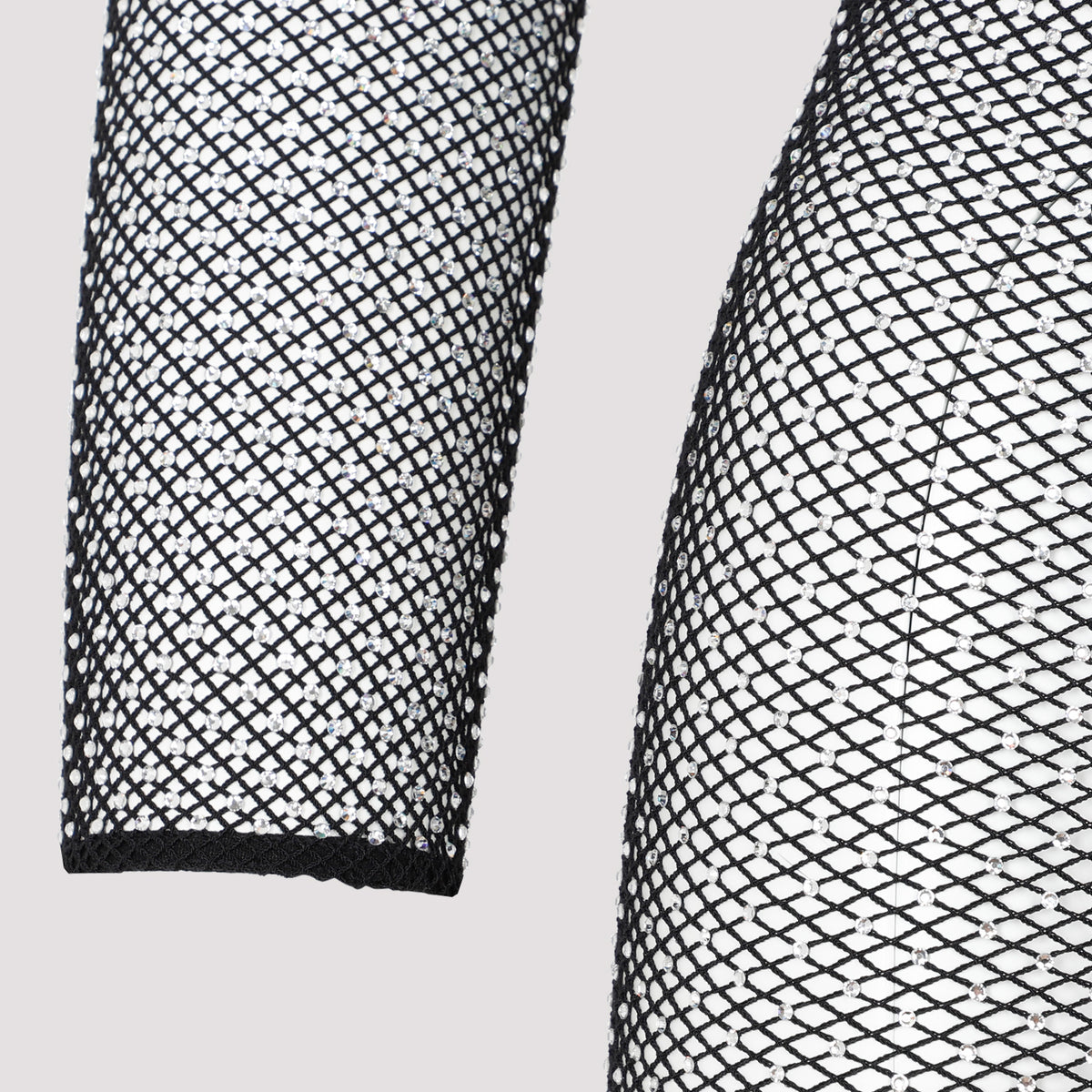 Balenciaga Crystal Mesh Mini Top Women