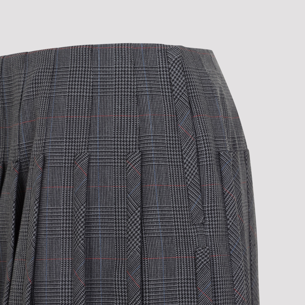 Thom Browne Low Rise Mini Narrow Pleated Skirt Women