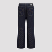 OFF-WHITE Off White Half Arrow Slim Relax Jeans Men