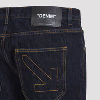 OFF-WHITE Off White Half Arrow Slim Relax Jeans Men