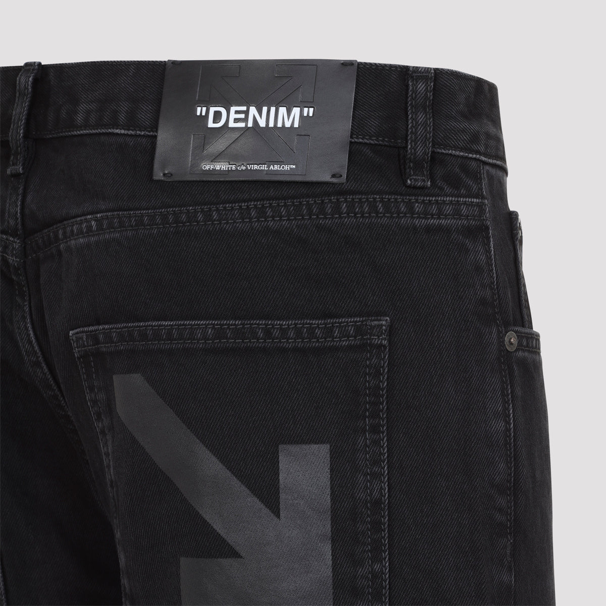 Off-White Half Arrow Slim Relax Jeans Men