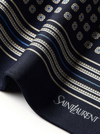 SAINT LAURENT PARIS Sciarpa Lavallière In Twill Di Seta Women