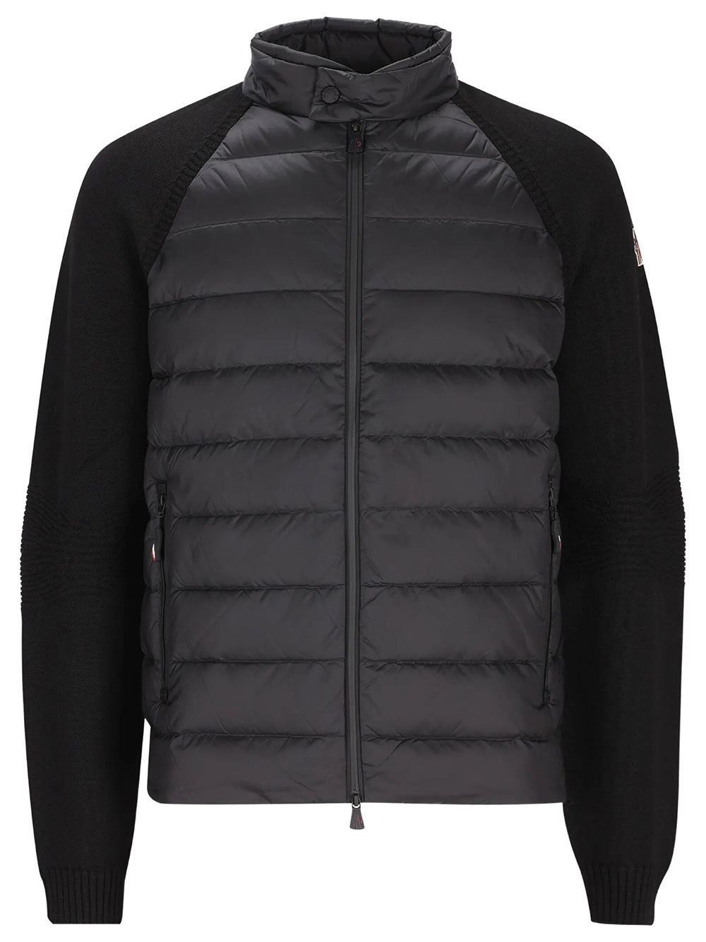 MONCLER "Grenoble": Cardigan Imbottito Con Zip In Misto Lana Women