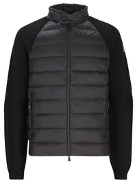MONCLER "Grenoble": Cardigan Imbottito Con Zip In Misto Lana Women