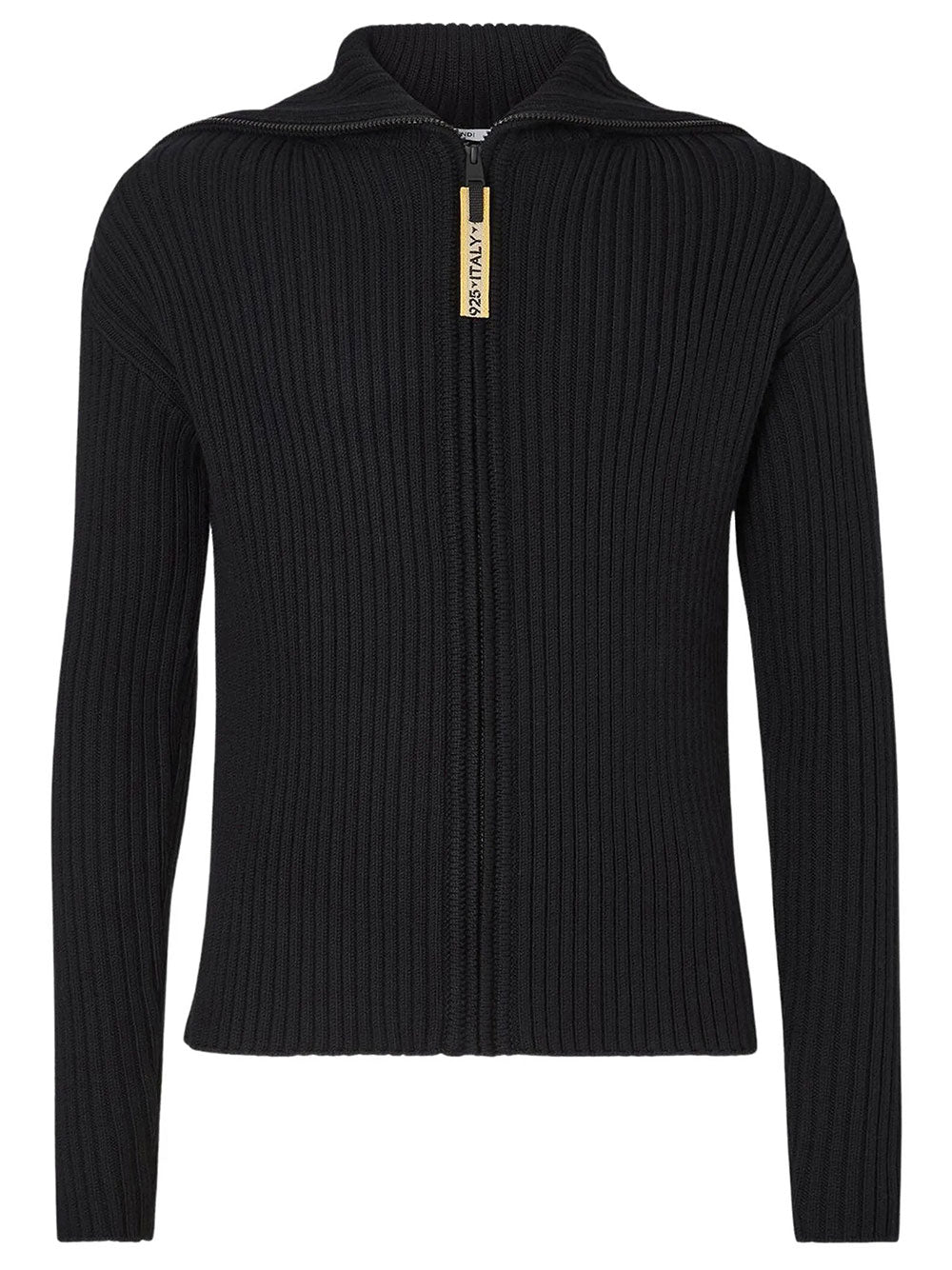 FENDI Cardigan In Lana Con Collo Alto E Zip Women