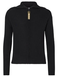 FENDI Cardigan In Lana Con Collo Alto E Zip Women