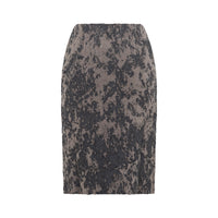 Maison Margiela Argyle Knitwear Midi Skirt Women