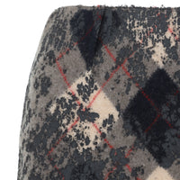 Maison Margiela Argyle Knitwear Midi Skirt Women