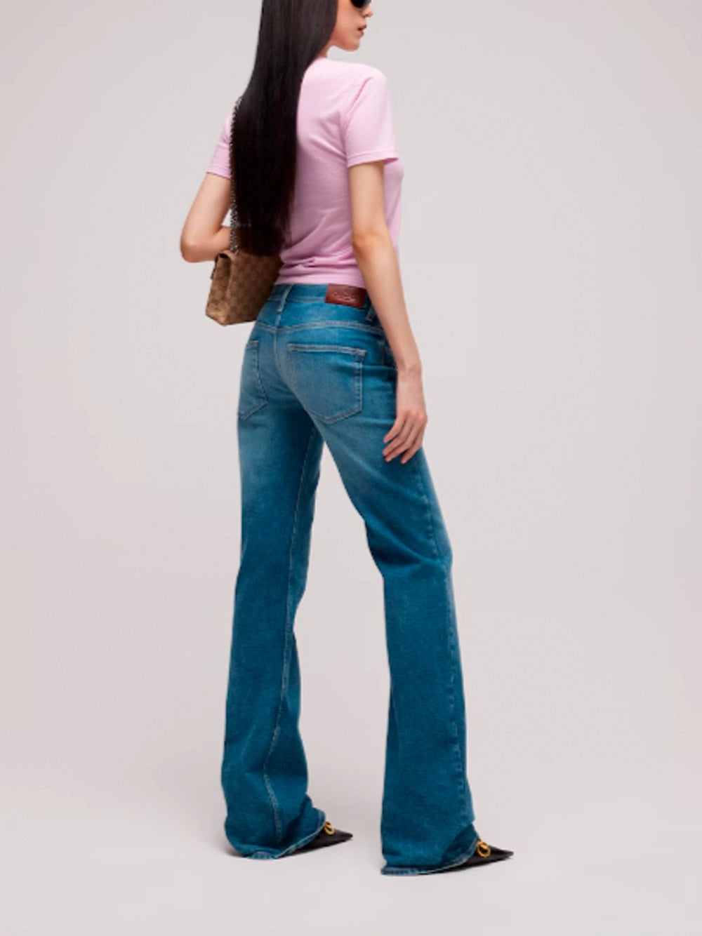 Gucci Gucci Women Low Rise Flare Pants