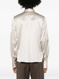 Brunello cucinelli Brunello Cucinelli Women Satin Shirt With Monili