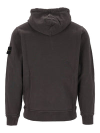 Stone Island Men Brushed Organic Cotton Hoodie