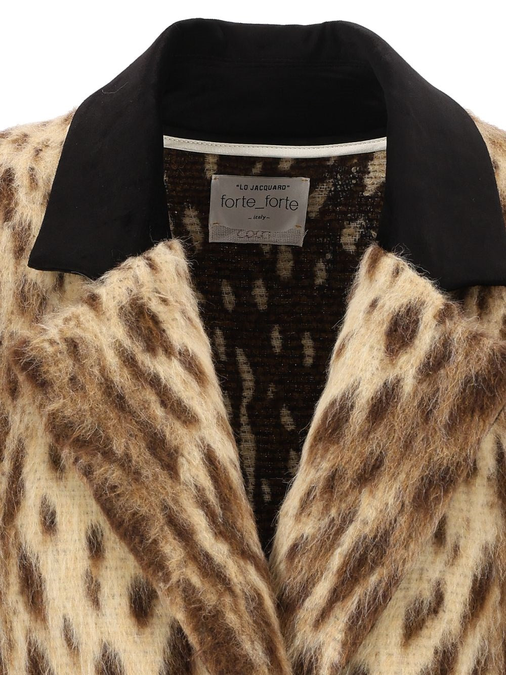 Forte_Forte Women Double-Breasted "Royal Leopard"