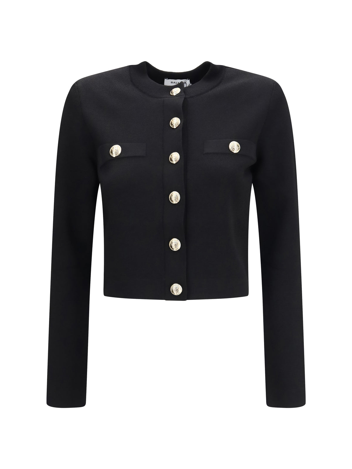 Balmain Women Round-Neck Viscose Cardigan