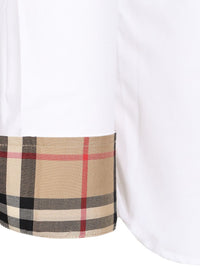 Burberry Burberry Men Slim Fit Shirt In Stretch Cotton