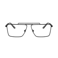 Versace Eyeglasses Rectangle Full Rim, Matte Black Frame and Clear Demo Lenses Lens VE12951433