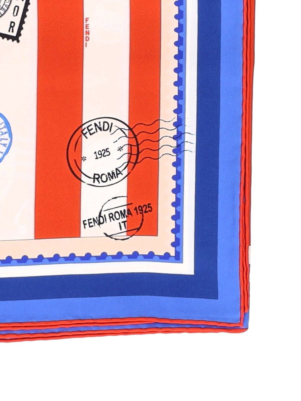 Fendi Fendi Women "Pequin" Silk Scarf