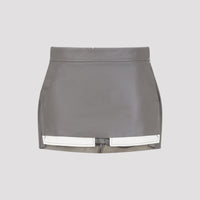 Rick Owens Fog Cutoff Mini Skirt Women