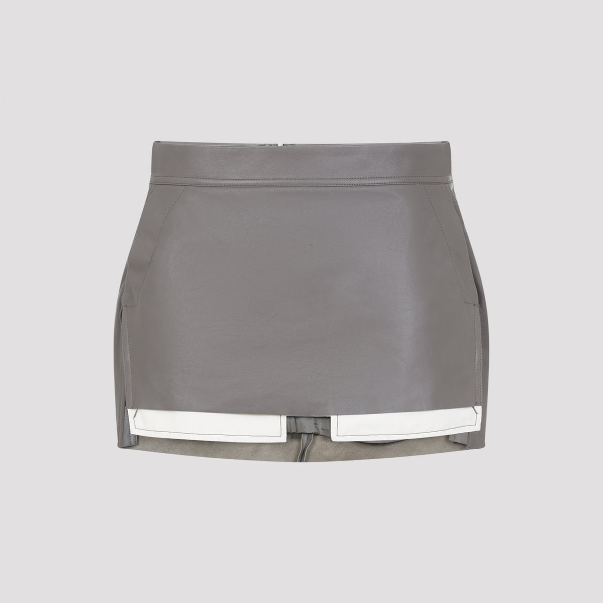 Rick Owens Fog Cutoff Mini Skirt Women