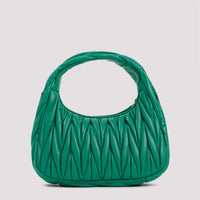 Miu Miu Small Wander Matelassé Hobo Bag Women