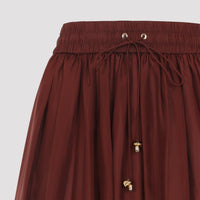 ZIMMERMANN Aster Silk Maxi Skirt Women