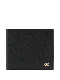 FERRAGAMO Gancini-Plaque Grained Leather Wallet Women