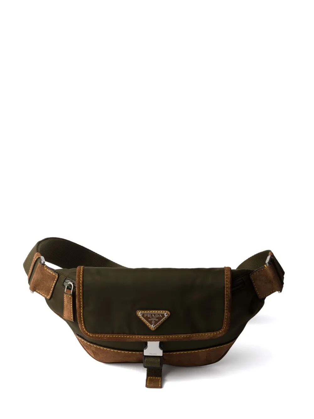 PRADA Re-Nylon And Suede Belt Bag Women